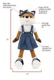 Sharewood Forest Friends Fiona Fox Doll with Playscape & Outfits 18"