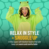 Fren Frog Snugible 2-in-1 Blanket Hoodie & Pillow