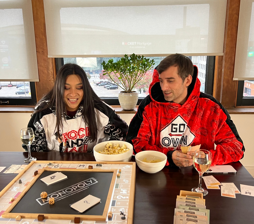 Hasbro | Monopoly Rock & Roll Snugible | Blanket Hoodie & Pillow