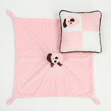 "Jean" the 20in Pink Puppy Pillow and Cuddle Blanket Set by KidKraft