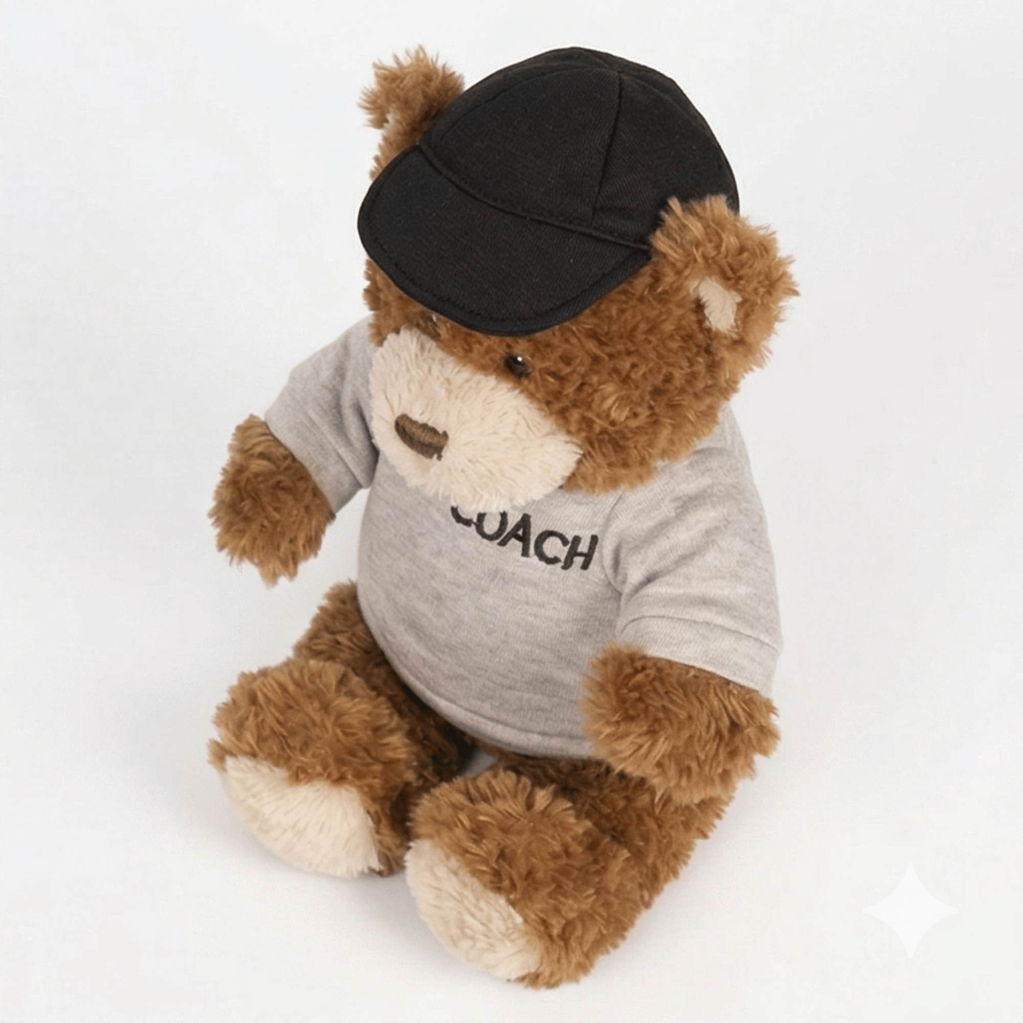Johnny Teddy Bear Plush 11" Coach Career Stuffed Animal Cute Kids Toy