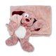 Pinky Doodle Dog 2‑in‑1 Blanket & Plush Toy | Soft Micro Plush Kids Gift