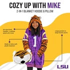 LSU Mike the Tiger Snugible Hoodie Blanket & Plush Pillow | Official LSU Gear