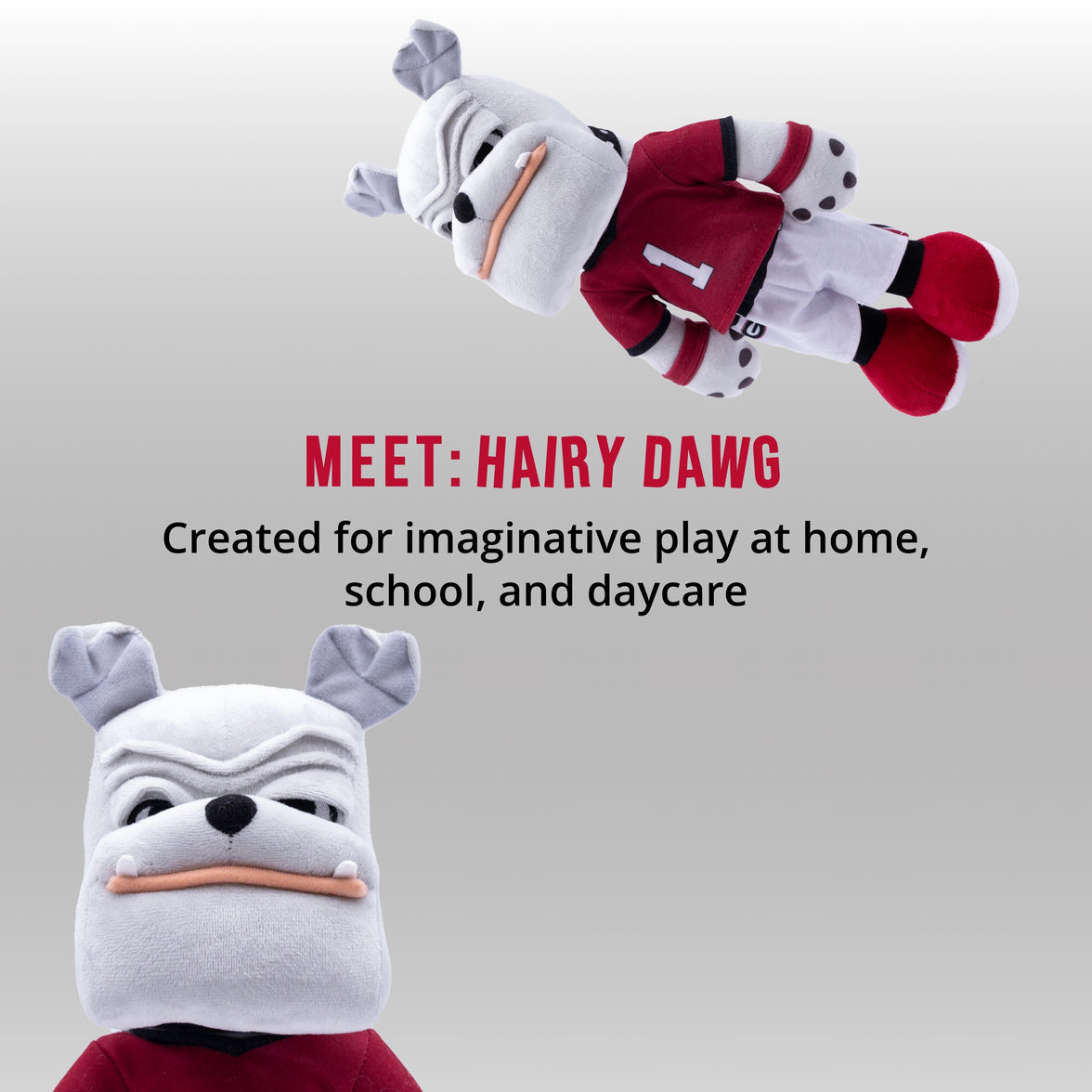 University of Georgia Hairy Dawg 14 Inch Plush Figure "Wholesale"