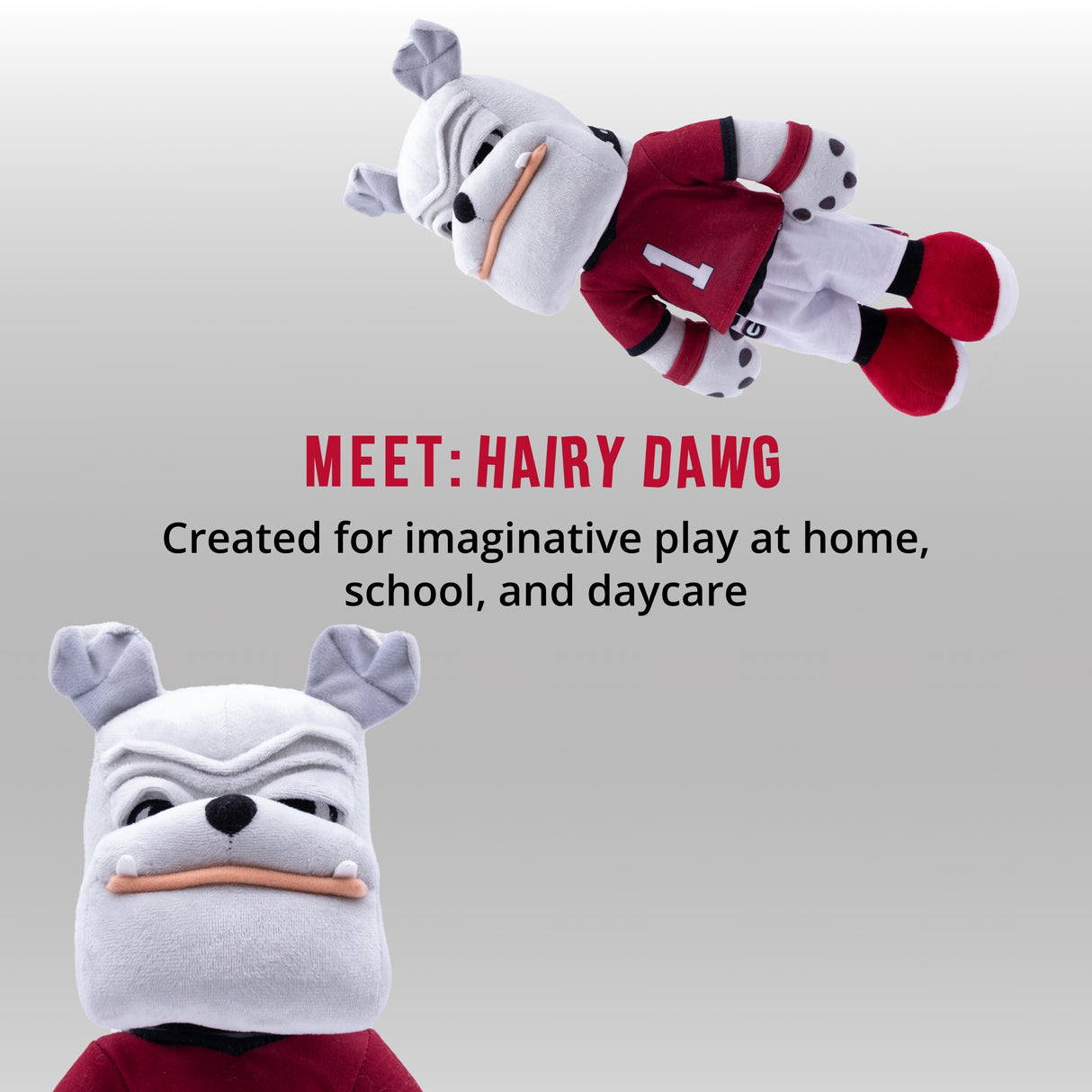 University of Georgia Hairy Dawg 14 Inch Plush Figure