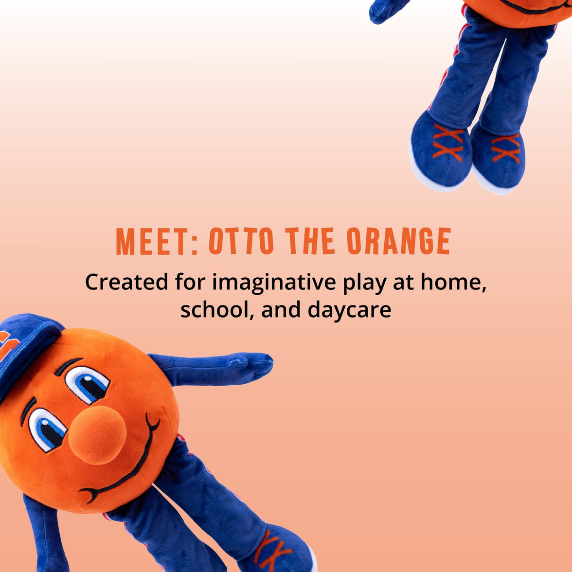 Syracuse University Otto the Orange 14 Inch Plush Figure "Wholesale"