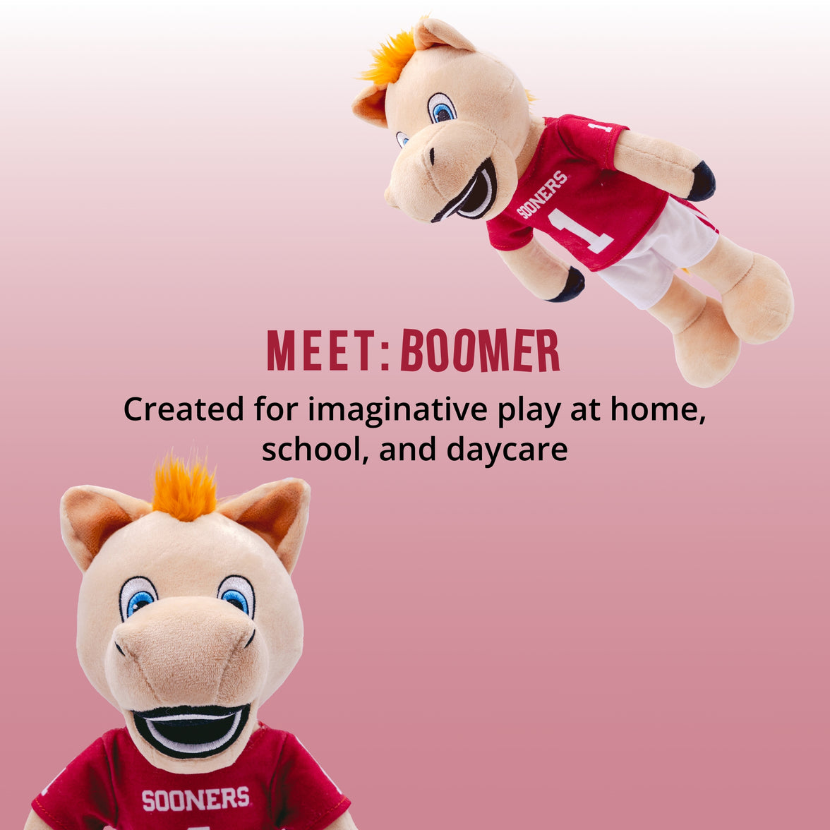 University Of Oklahoma Boomer 14 Inch Plush Figure "Wholesale"