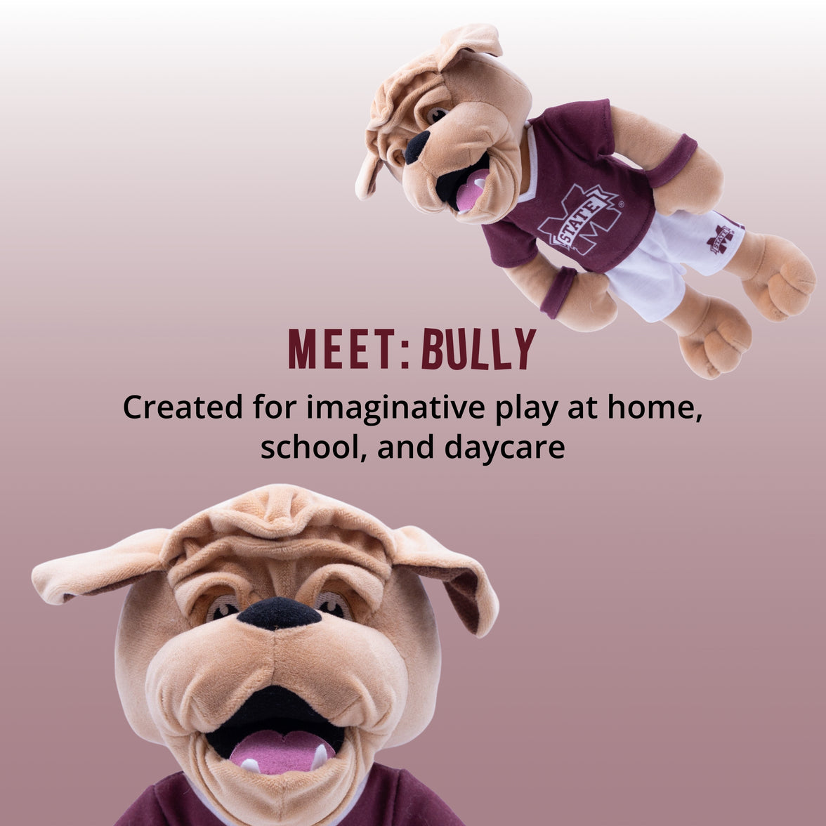Mississippi State University Bulldog 14 Inch Plush Figure "Wholesale"