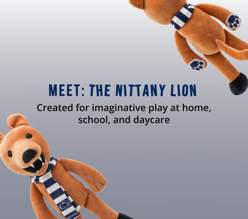 Penn State University Nittany Lion 14 Inch Plush Figure "Wholesale"