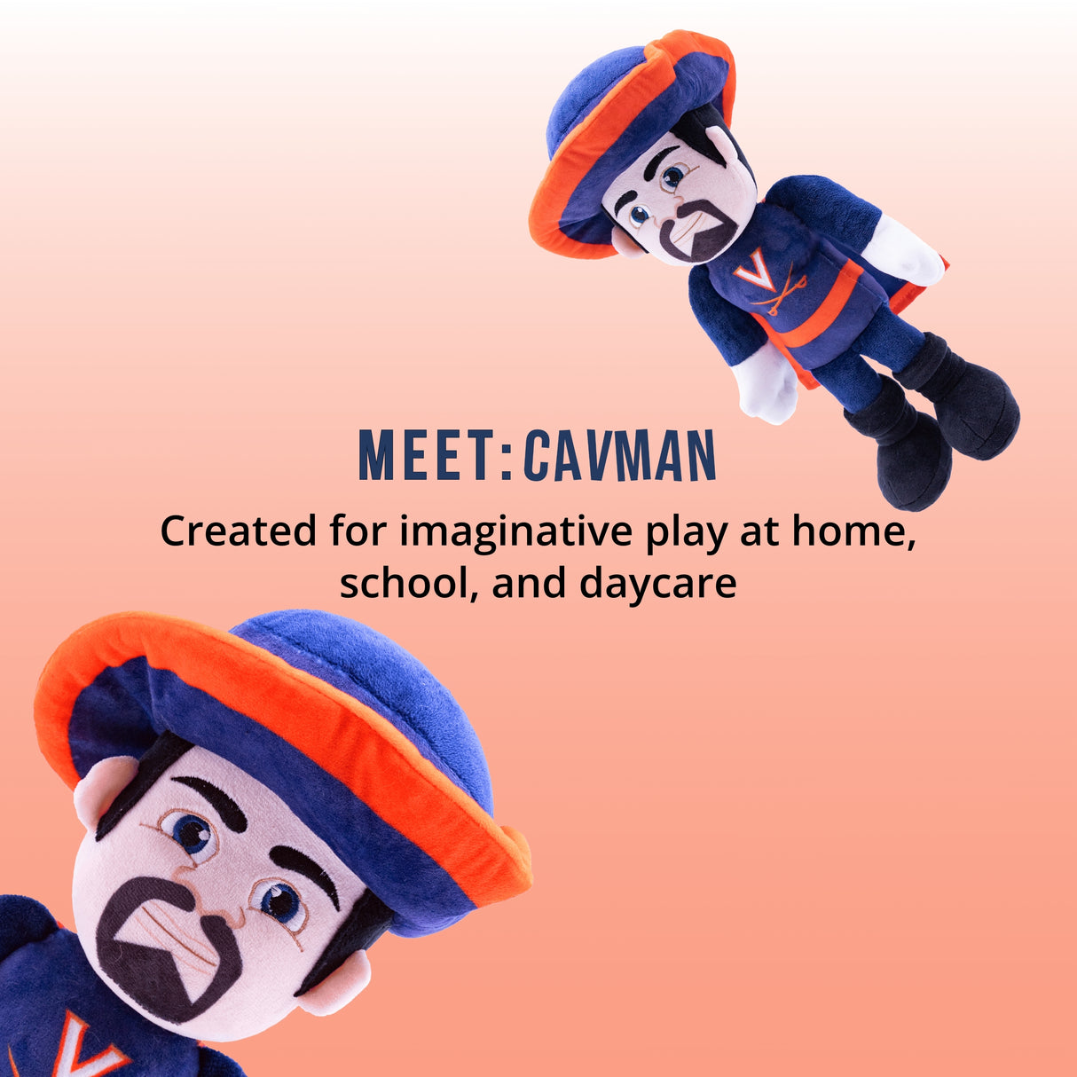 University of Virginia Cavman 14 Inch Plush Figure