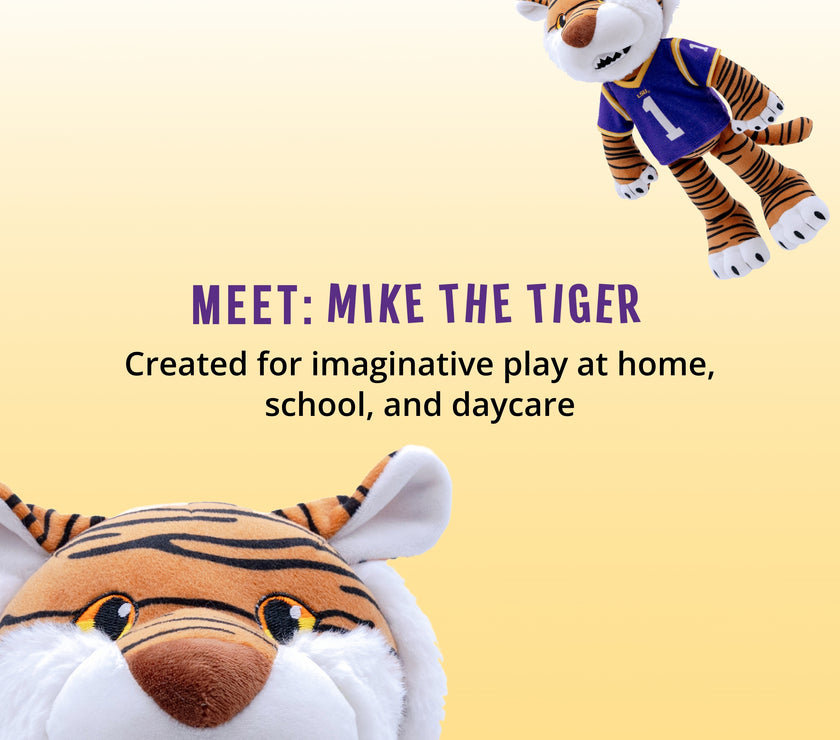 Louisiana State University "LSU" Mike the Tiger 14 Inch Plush Figure "Wholesale"