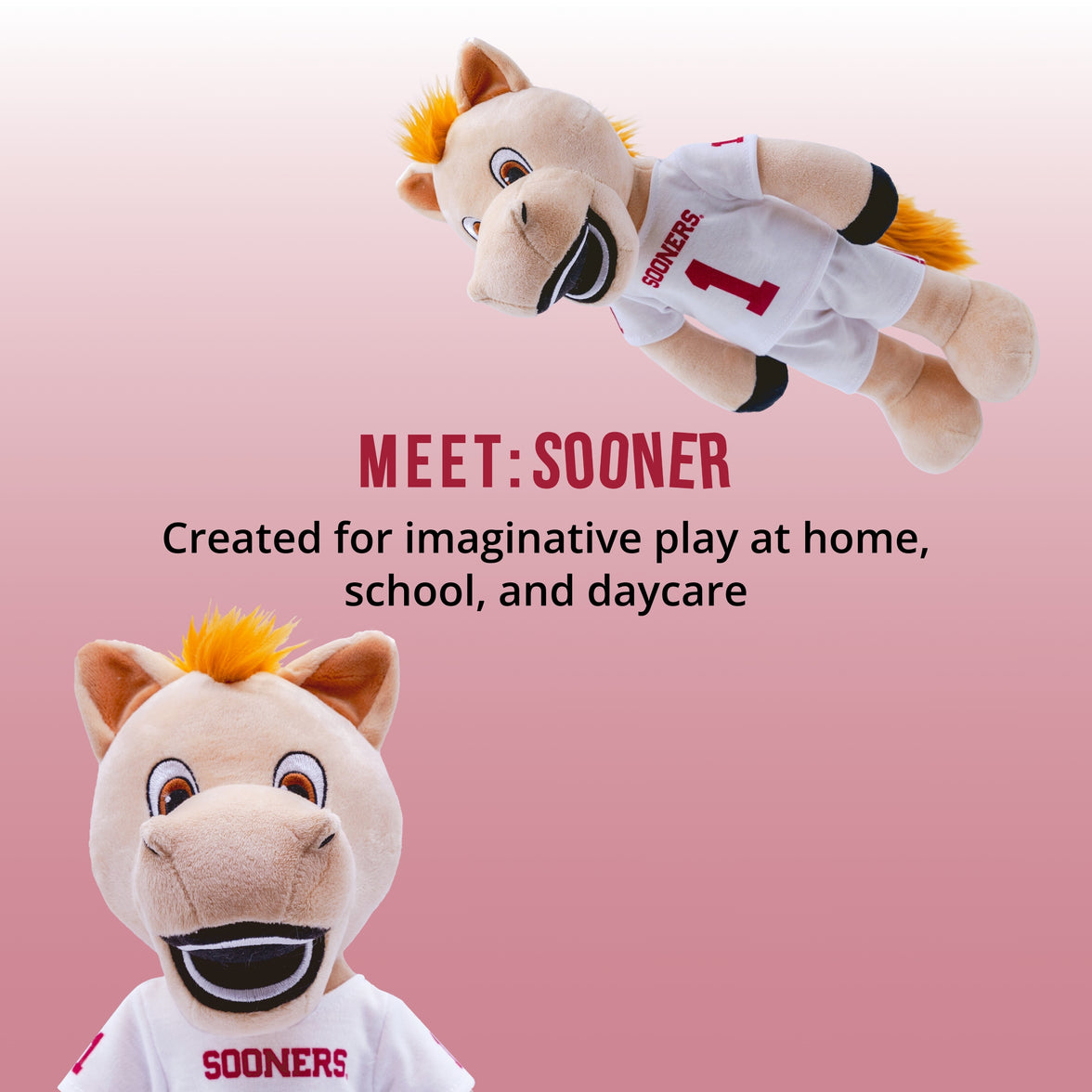 University Of Oklahoma Sooner 14 Inch Plush Figure "Wholesale"
