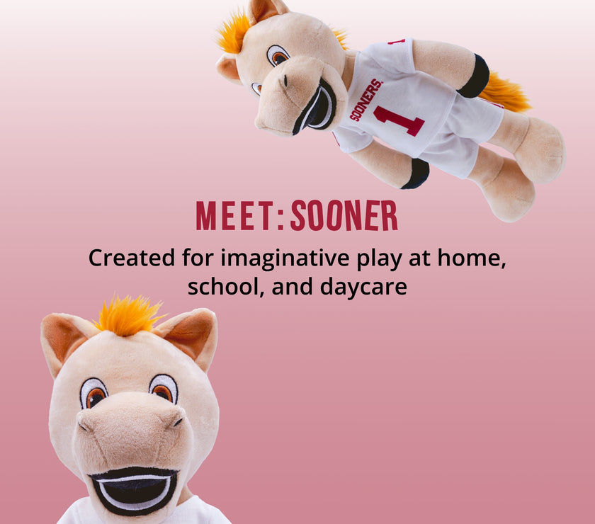 University Of Oklahoma Sooner 14 Inch Plush Figure "Wholesale"