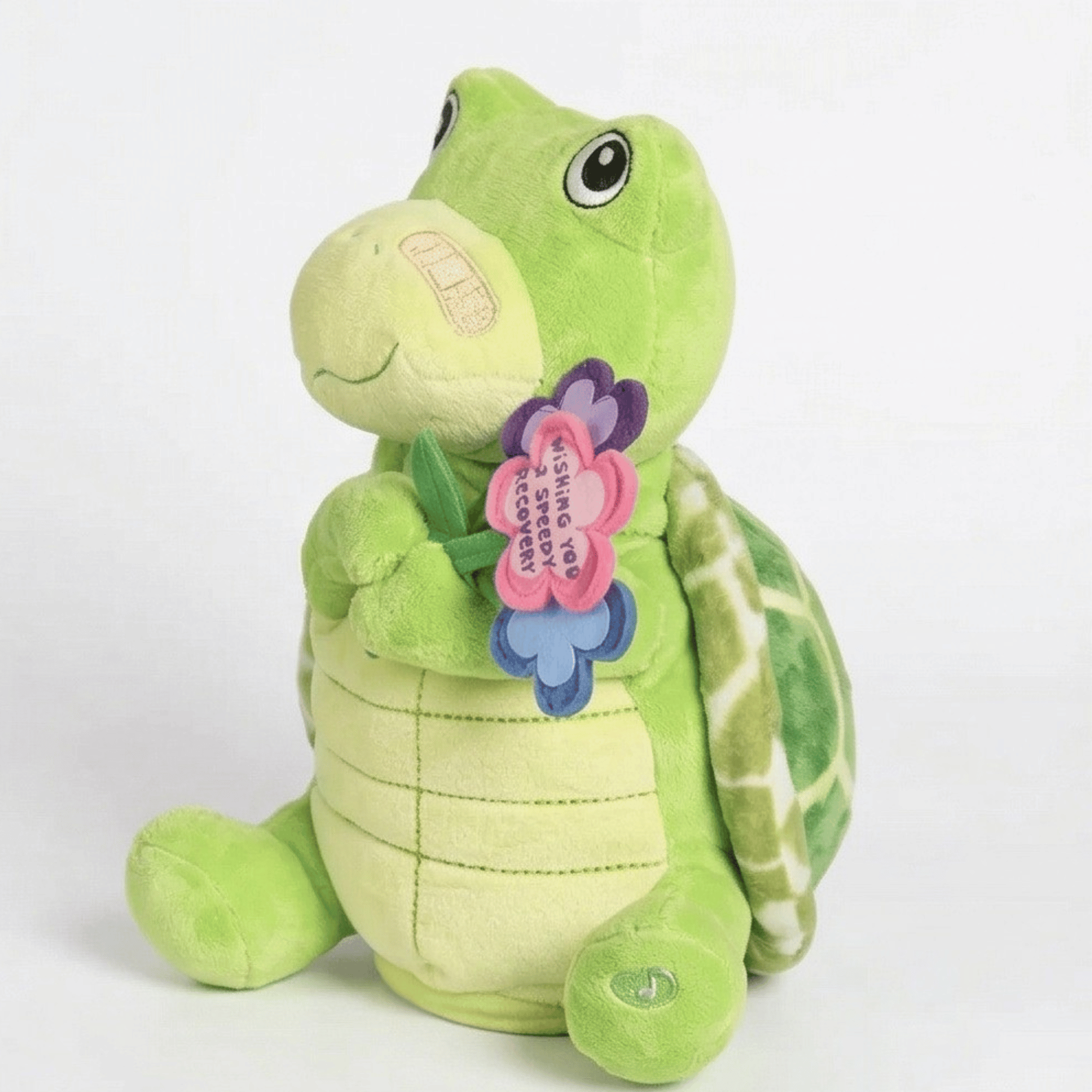 "Mercy" the 11in "Wishing You a Speedy Recovery" Animated Stuffed Turtle
