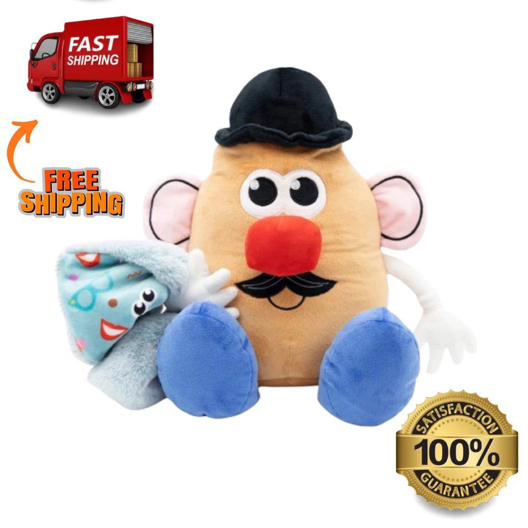 Hasbro Mr Potato Head 2-in-1 Plush Blanket Stuffed Animal Kids Soft Toy