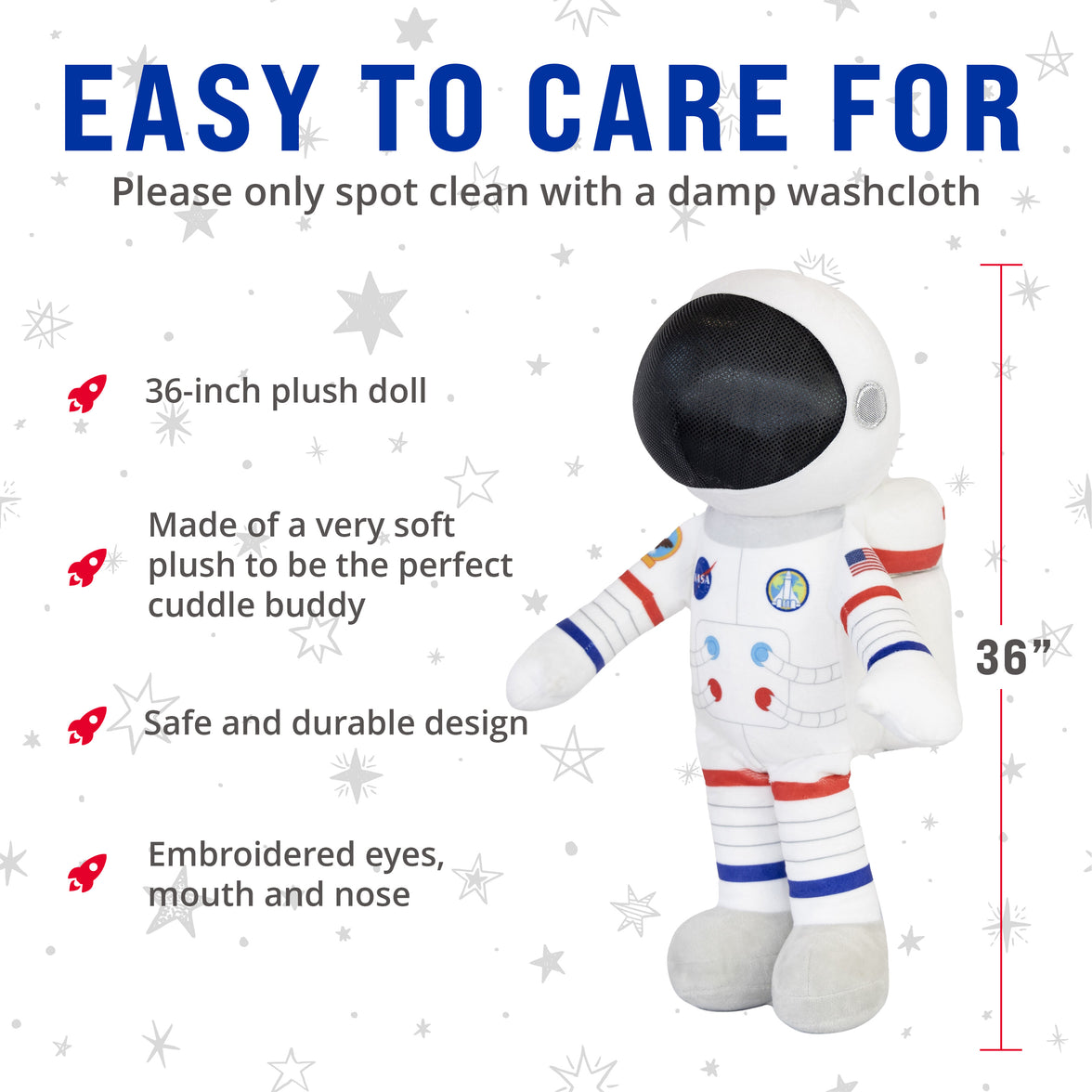 NASA | Astronaut 36 Inch Plush Figure