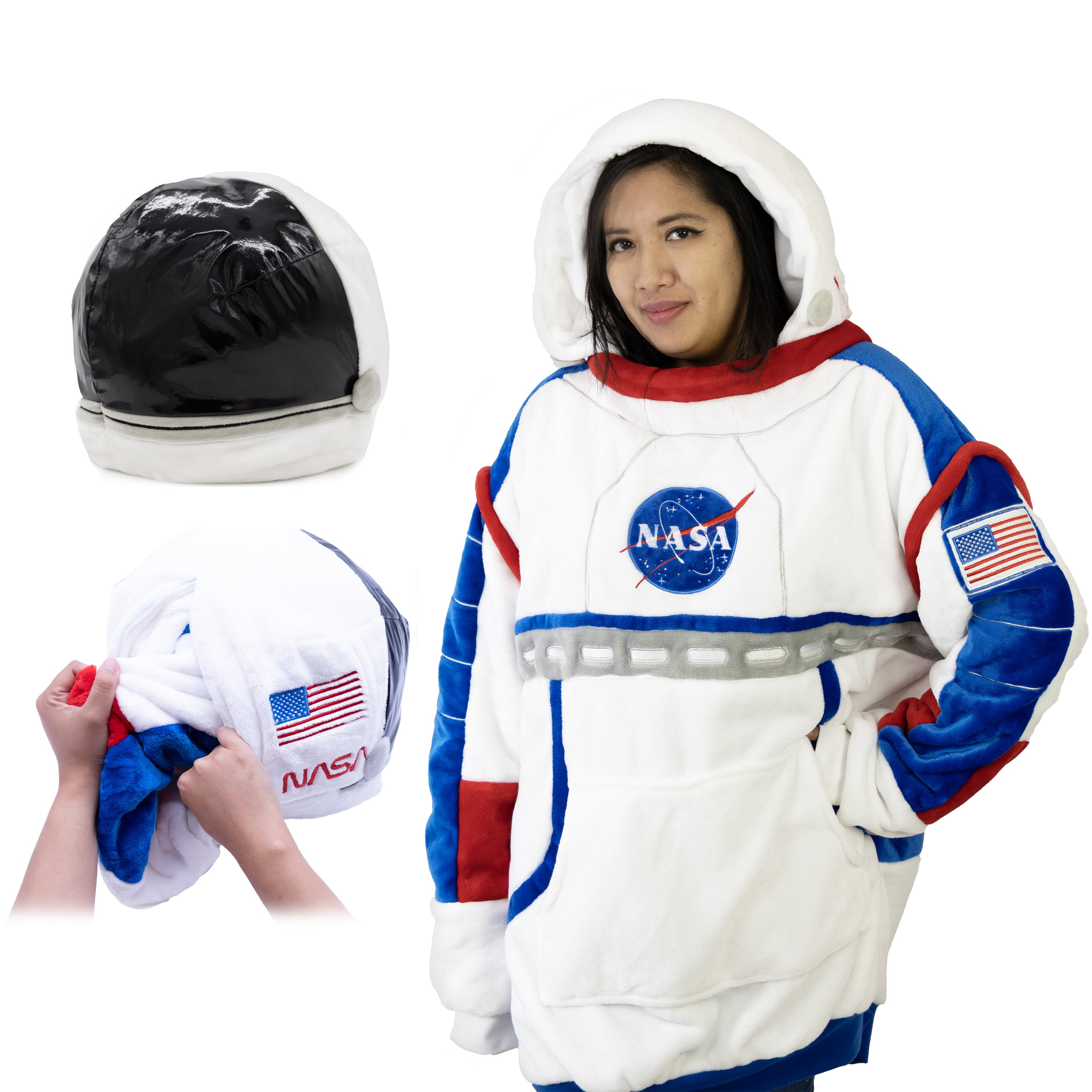 NASA | Astronaut Snugible 2-in-1 Blanket Hoodie & Pillow