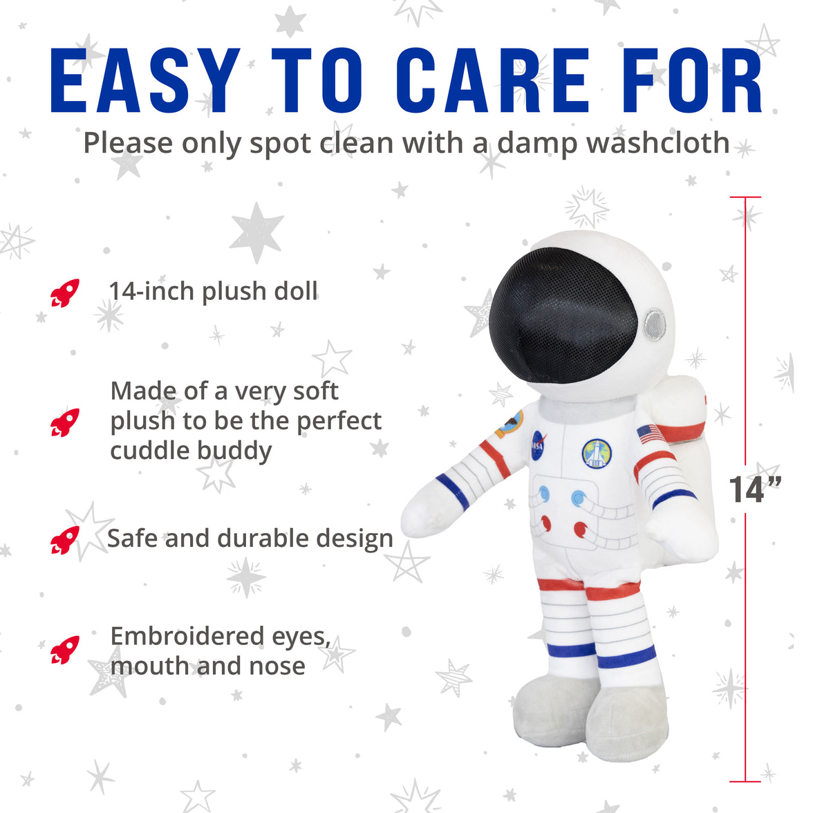 NASA | Astronaut 14” Plush Figure