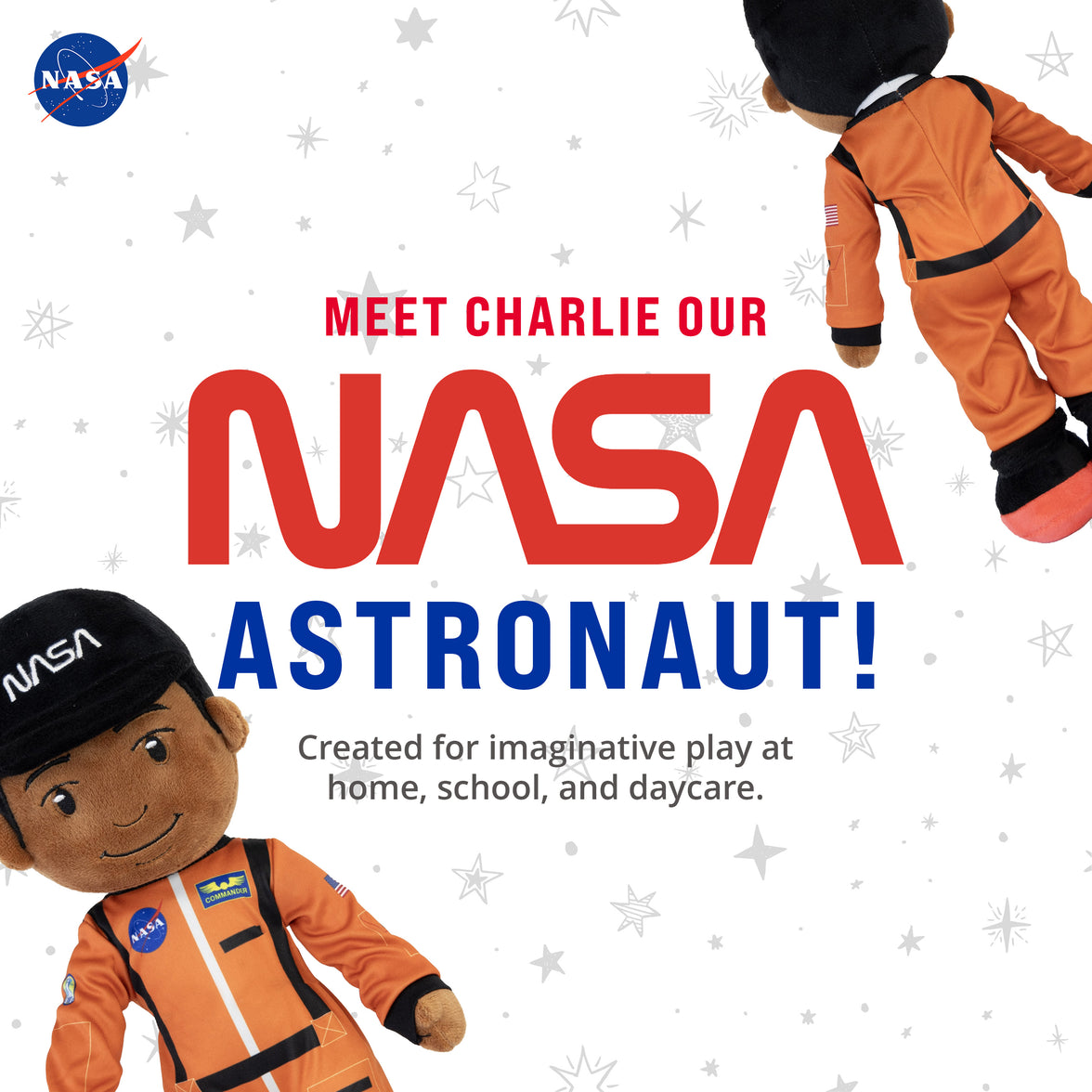 NASA | Astronaut Charlie 14” Plush Figure