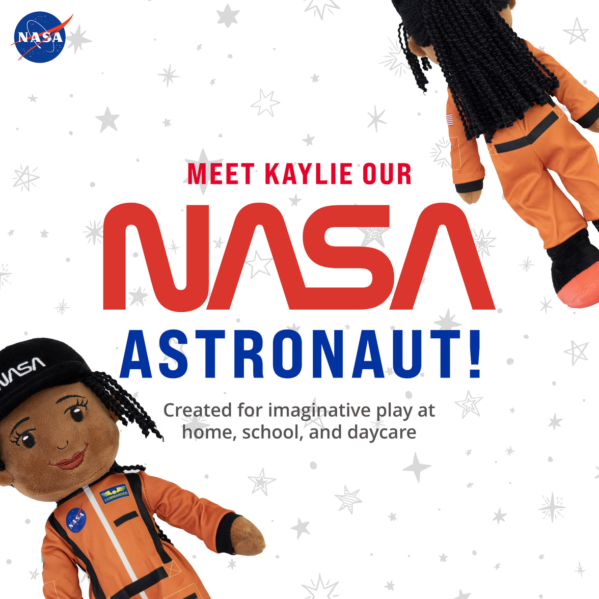 NASA | Astronaut Kaylie 14” Plush Figure
