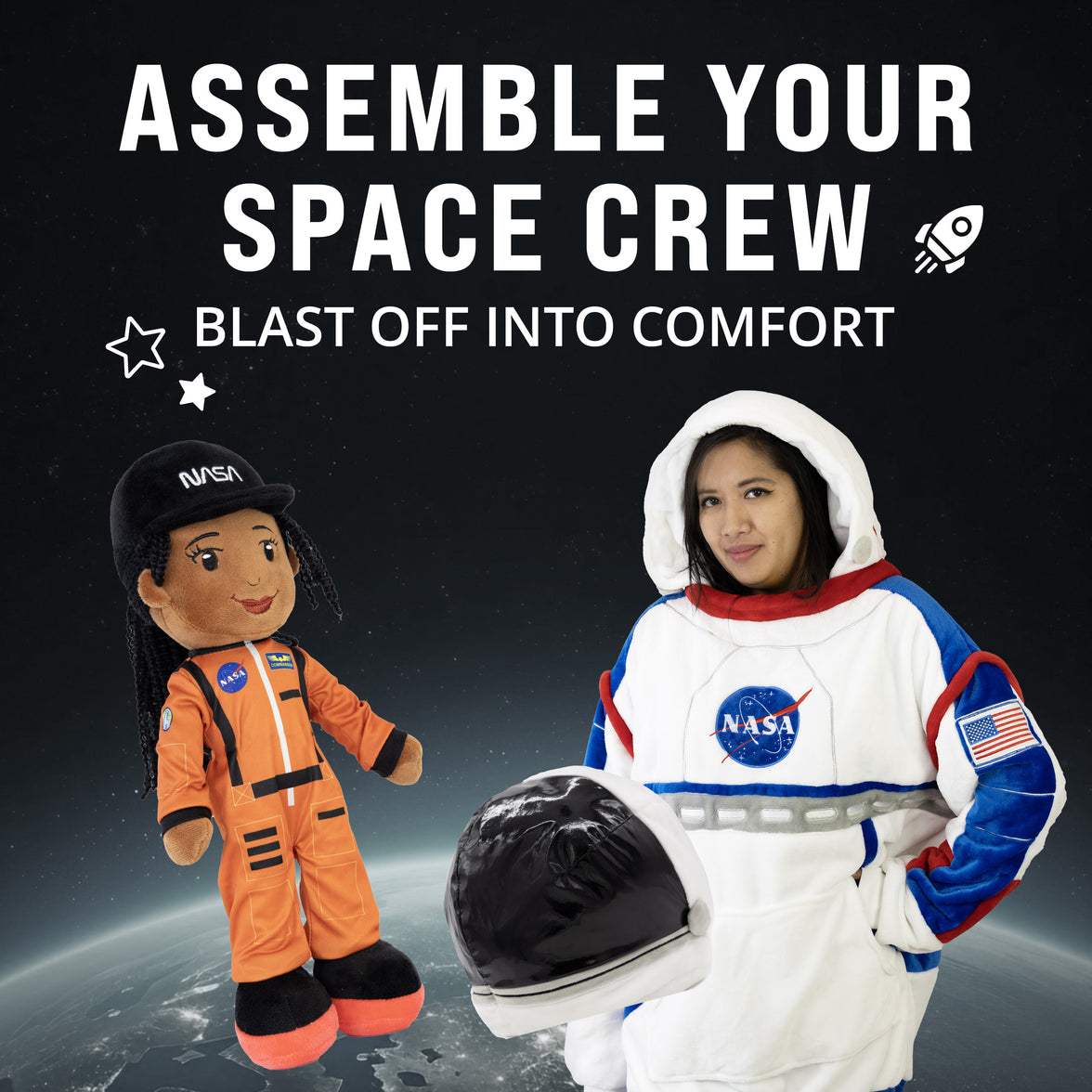 NASA | Astronaut Kaylie 14” Plush Figure