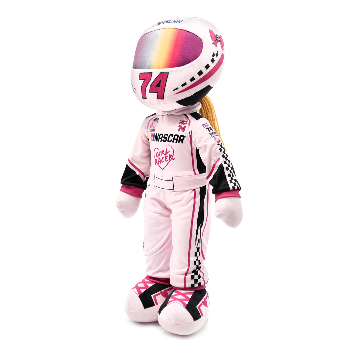 NASCAR | Sophie Speedster Racecar Driver 14" Plush Figure