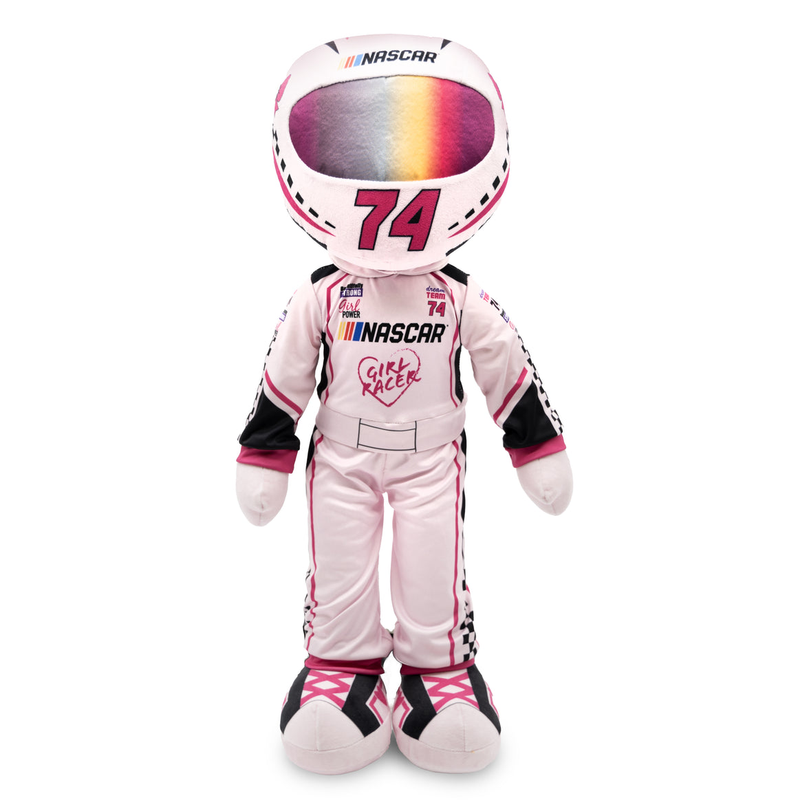 NASCAR | Sophie Speedster Racecar Driver 14" Plush Figure