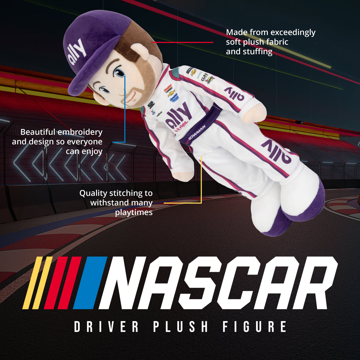 NASCAR | Hendrick Motorsports Alex Bowman 14" Plush Figure