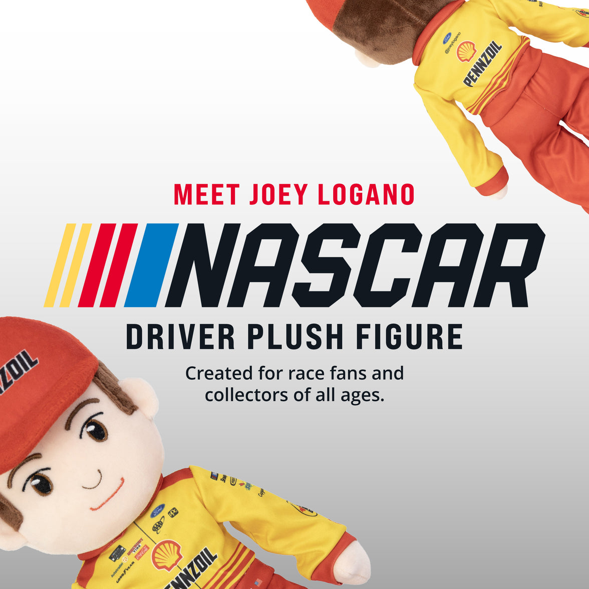 NASCAR | Team Penske Joey Logano 14” Plush Figure