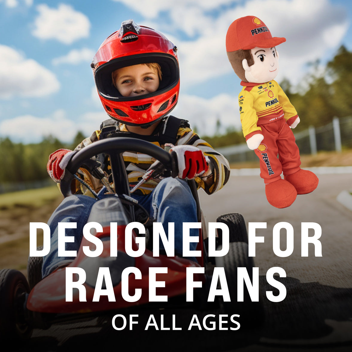 NASCAR | Team Penske Joey Logano 14” Plush Figure