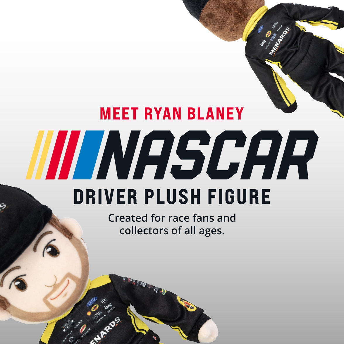 NASCAR | Team Penske Ryan Blaney 14” Plush Figure
