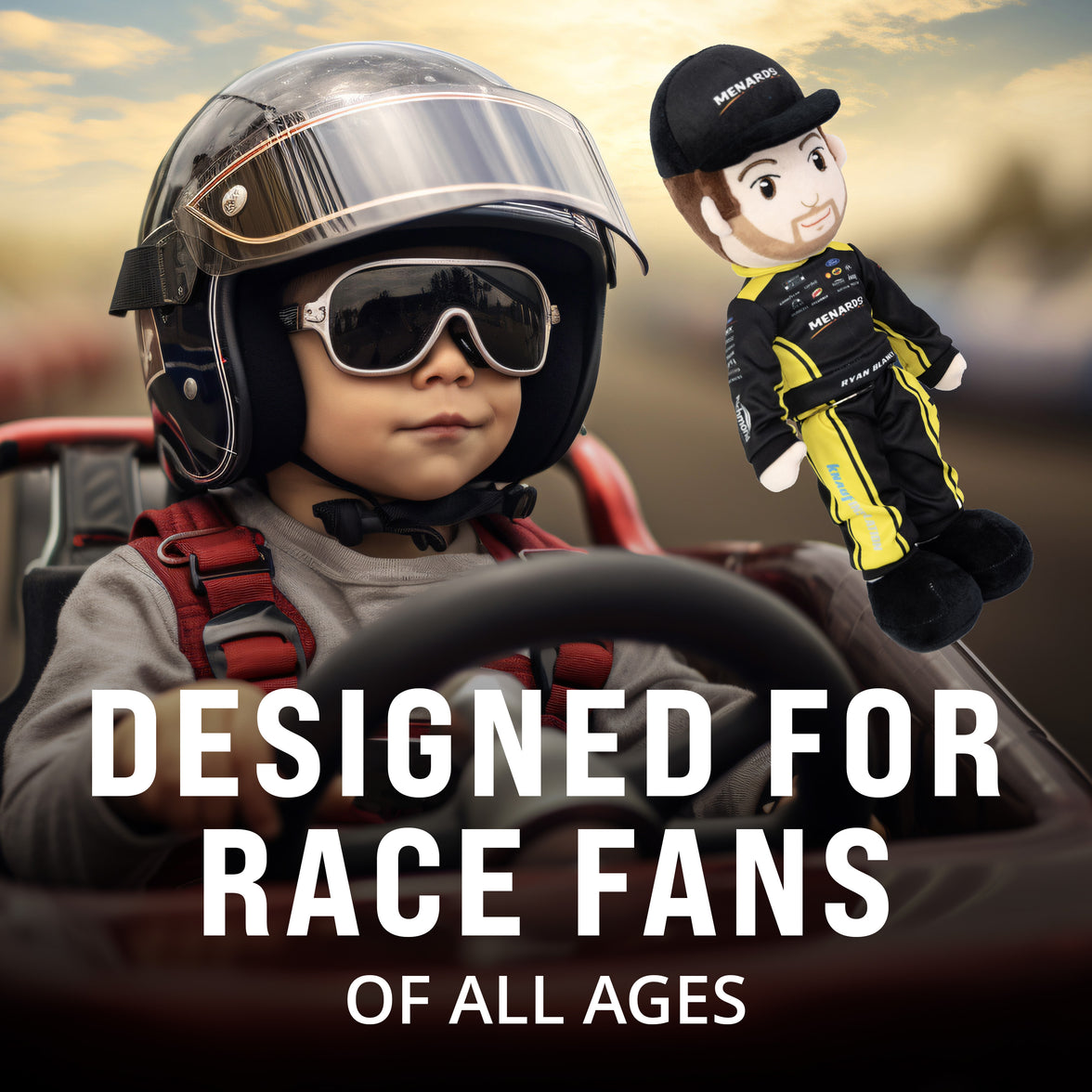 NASCAR | Team Penske Ryan Blaney 14” Plush Figure