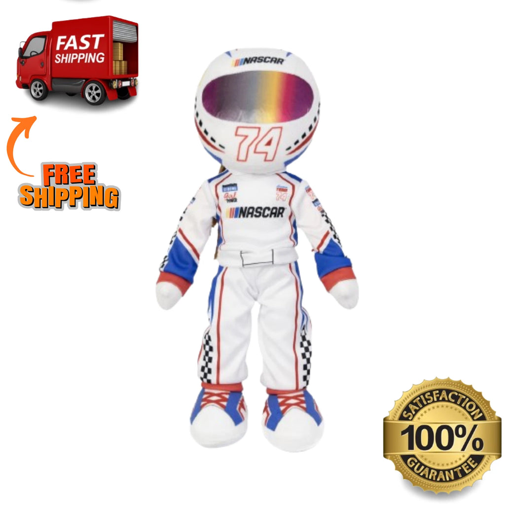 NASCAR Plush Sally Speedster Racecar Driver Toy Figure | Kids Gift  14"