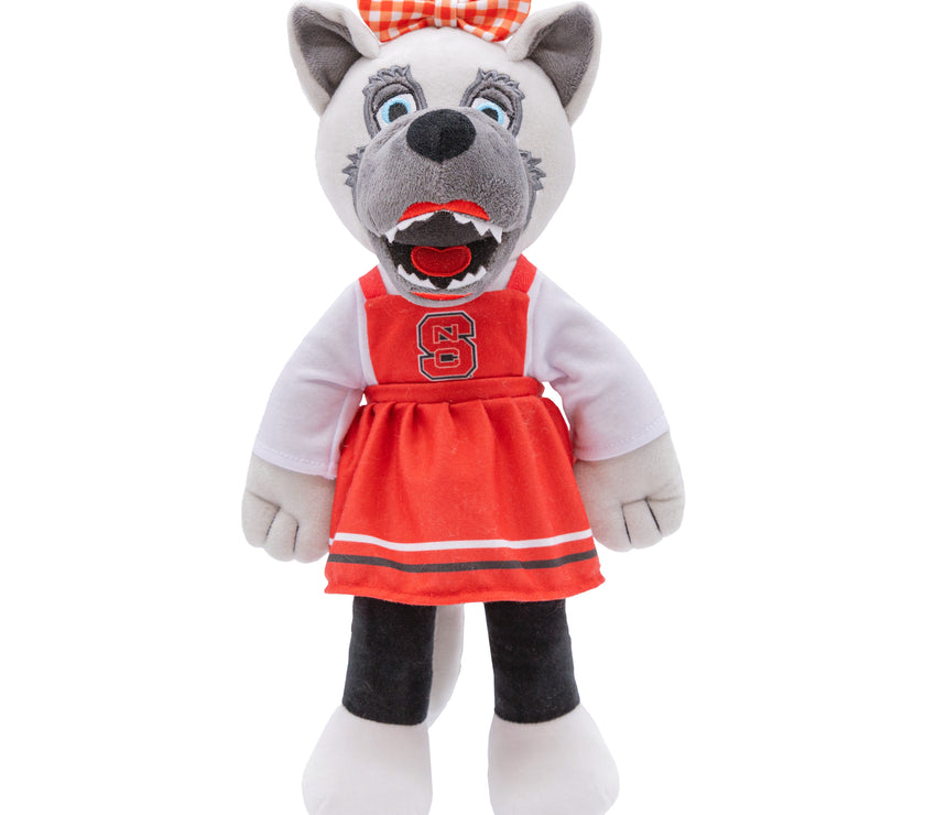 North Carolina State University Ms. Wuf 14 Inch Plush Figure "Wholesale"