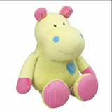 "Patsy" the 15in Bright Striped Hippo