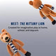 Penn State Nittany Lion Plush NCAA Stuffed Animal PSU Gift Toy 14"