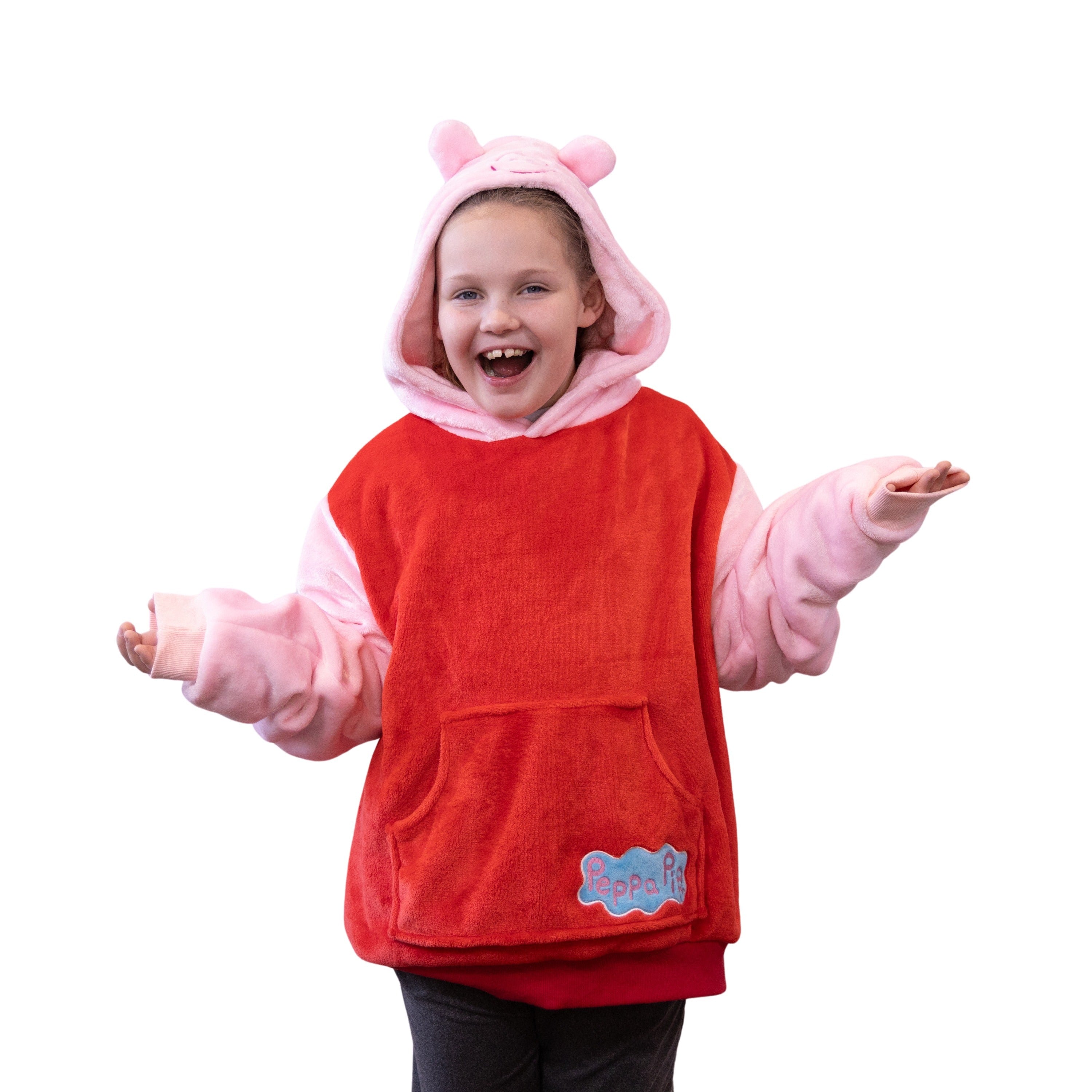 Peppa Pig Kids Snugible | Blanket Hoodie & Pillow