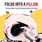NASCAR | Pink Racing Suit Snugible 2-in-1 Blanket Hoodie & Pillow