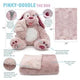 Pinky Doodle Dog 2‑in‑1 Blanket & Plush Toy | Soft Micro Plush Kids Gift