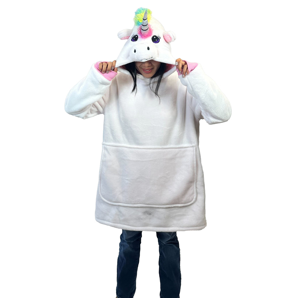 Poppy the Unicorn Blanket Hoodie
