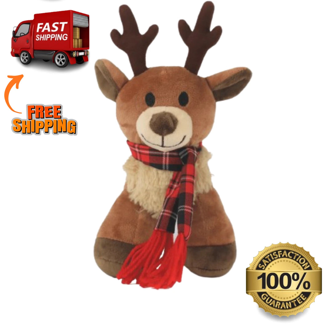 Christmas Randall the Reindeer Plush – Holiday Stuffed Animal Gift for Kids