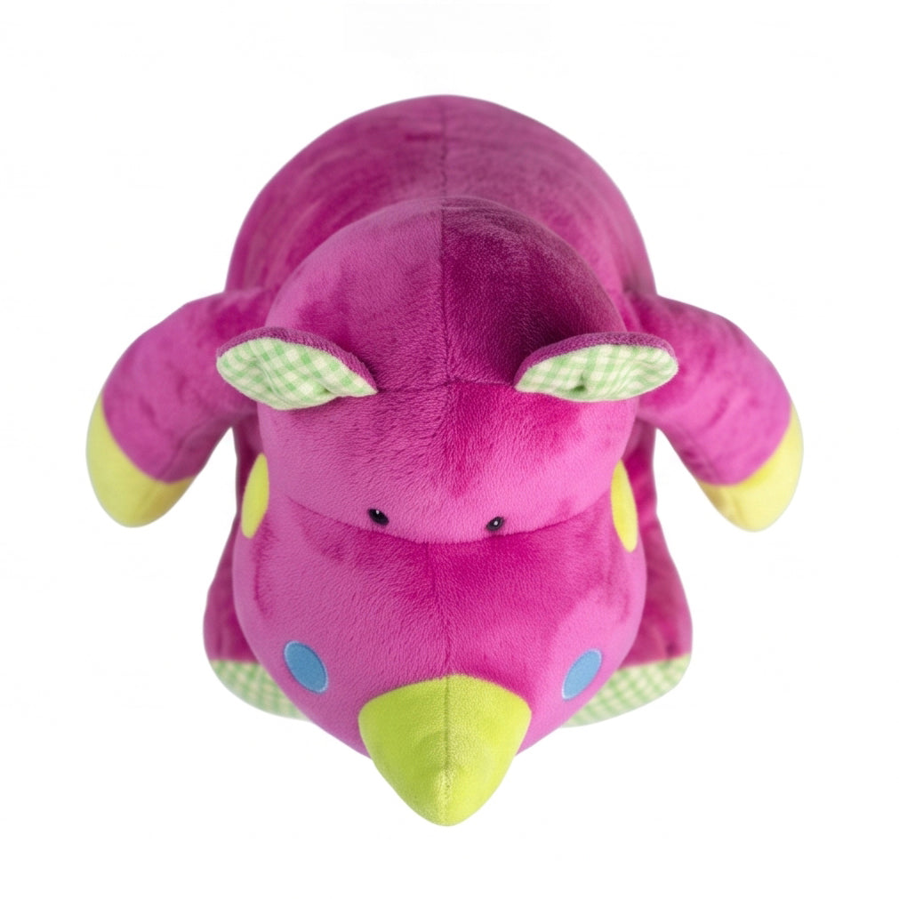 "Ryan" the 15in Valentines Day Bright Striped Rhino