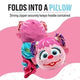 Sesame Street Abby Cadabby Kids Snugible Blanket Hoodie Pillow Plush Pink