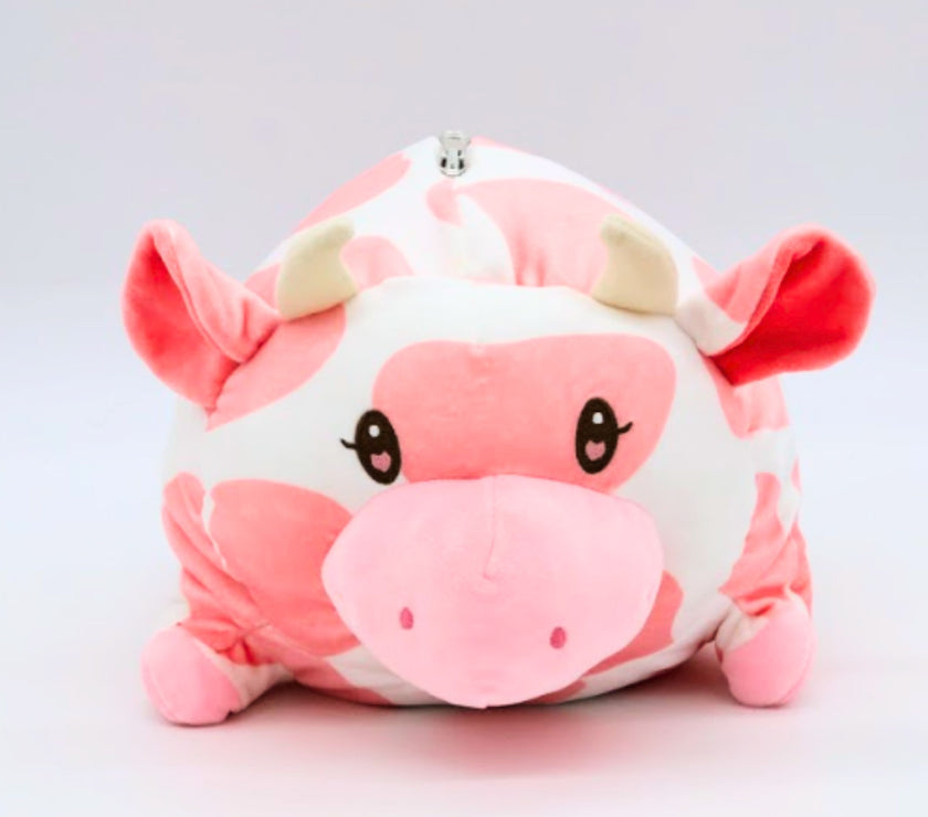 Strawberry Cow Kids Snugible 2-in-1 Blanket Hoodie & Pillow
