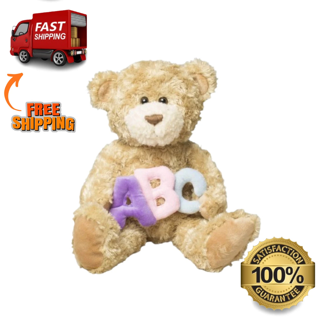 ABC Teddy Bear Plush Stuffed Animal Soft Baby Toy Kids Gift Cute 12"