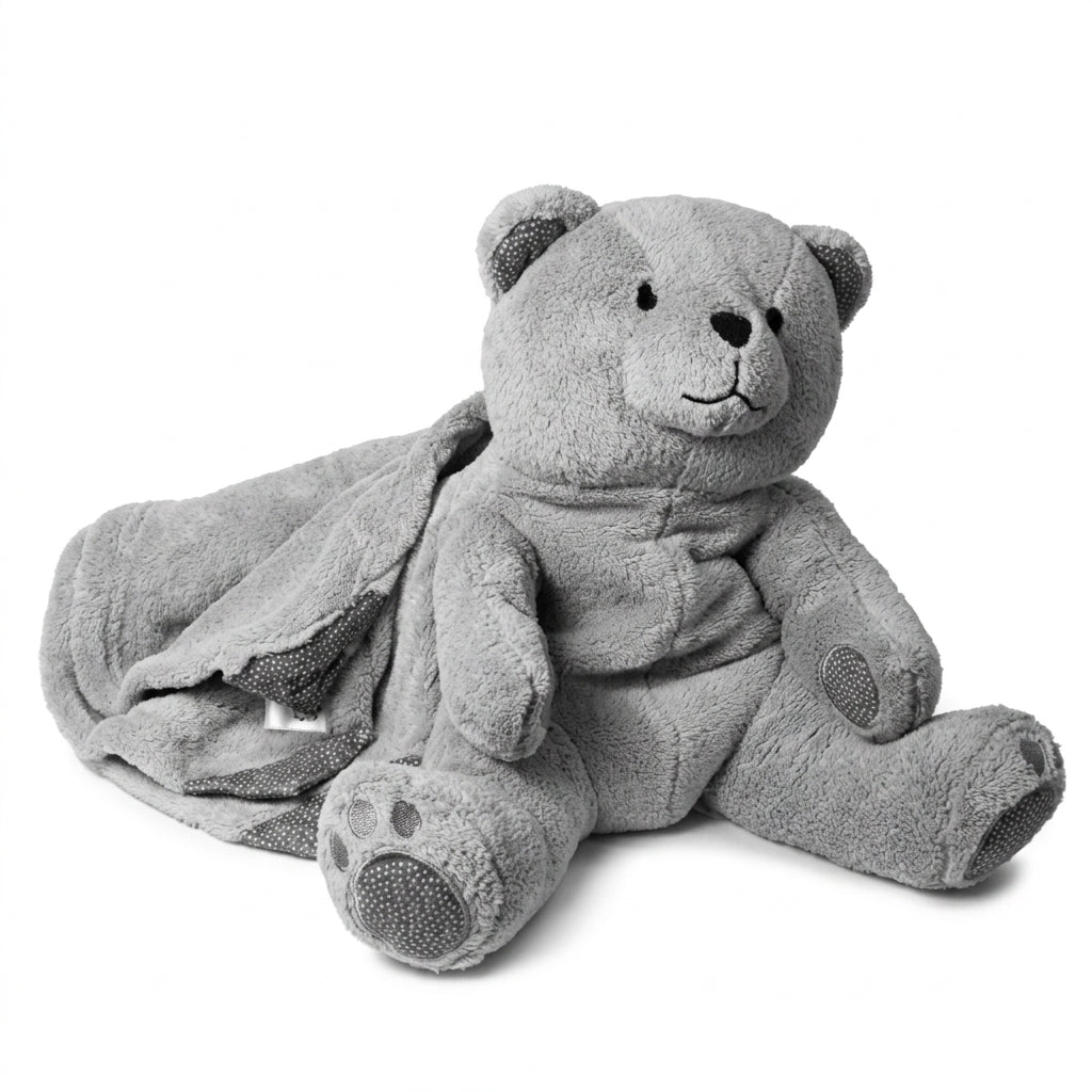 Thirty One Valentines Day Blanket Buddy in Grey