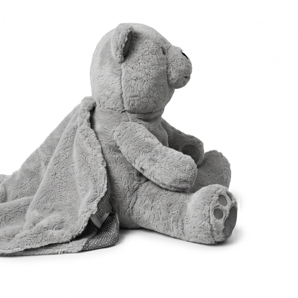 Thirty One Valentines Day Blanket Buddy in Grey
