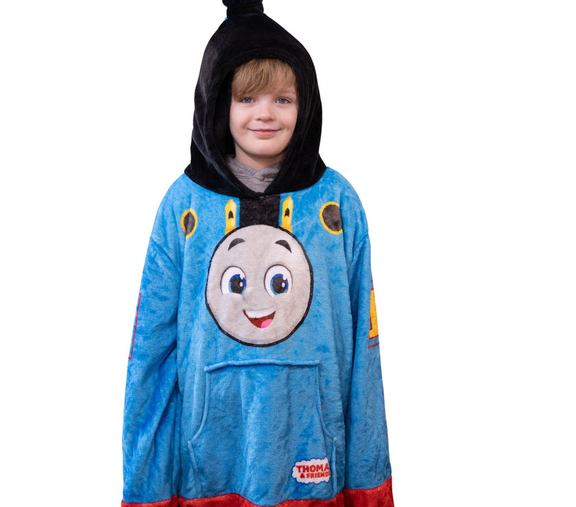 Thomas the Tank Engine Junior Size Snugible | Blanket Hoodie & Pillow