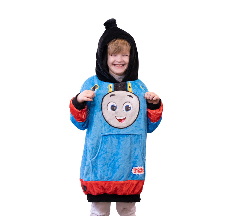Thomas the Tank Engine Junior Size Snugible | Blanket Hoodie & Pillow