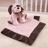 KidKraft Winky Pink Plush Dog & Baby Blanket – Soft Stuffed Toy Gift 10.5"